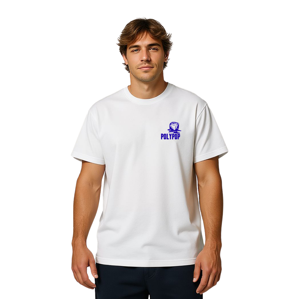 Polypop Meltdown Beyaz Unisex T-Shirt