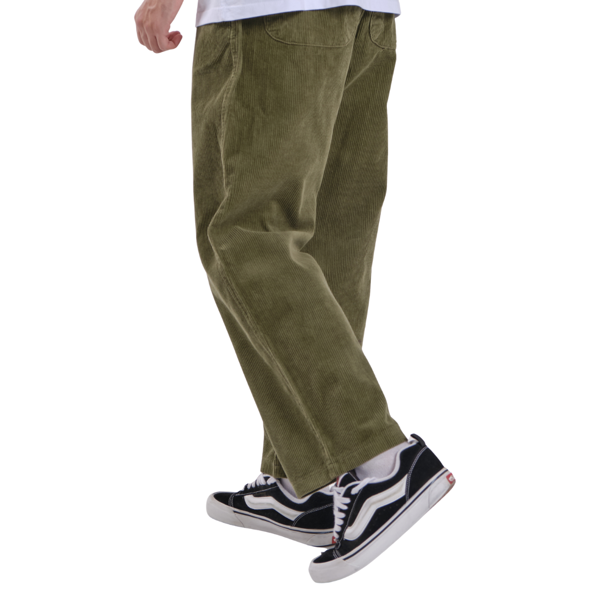 Polypop Yeşil Corduroy Unisex Pantolon