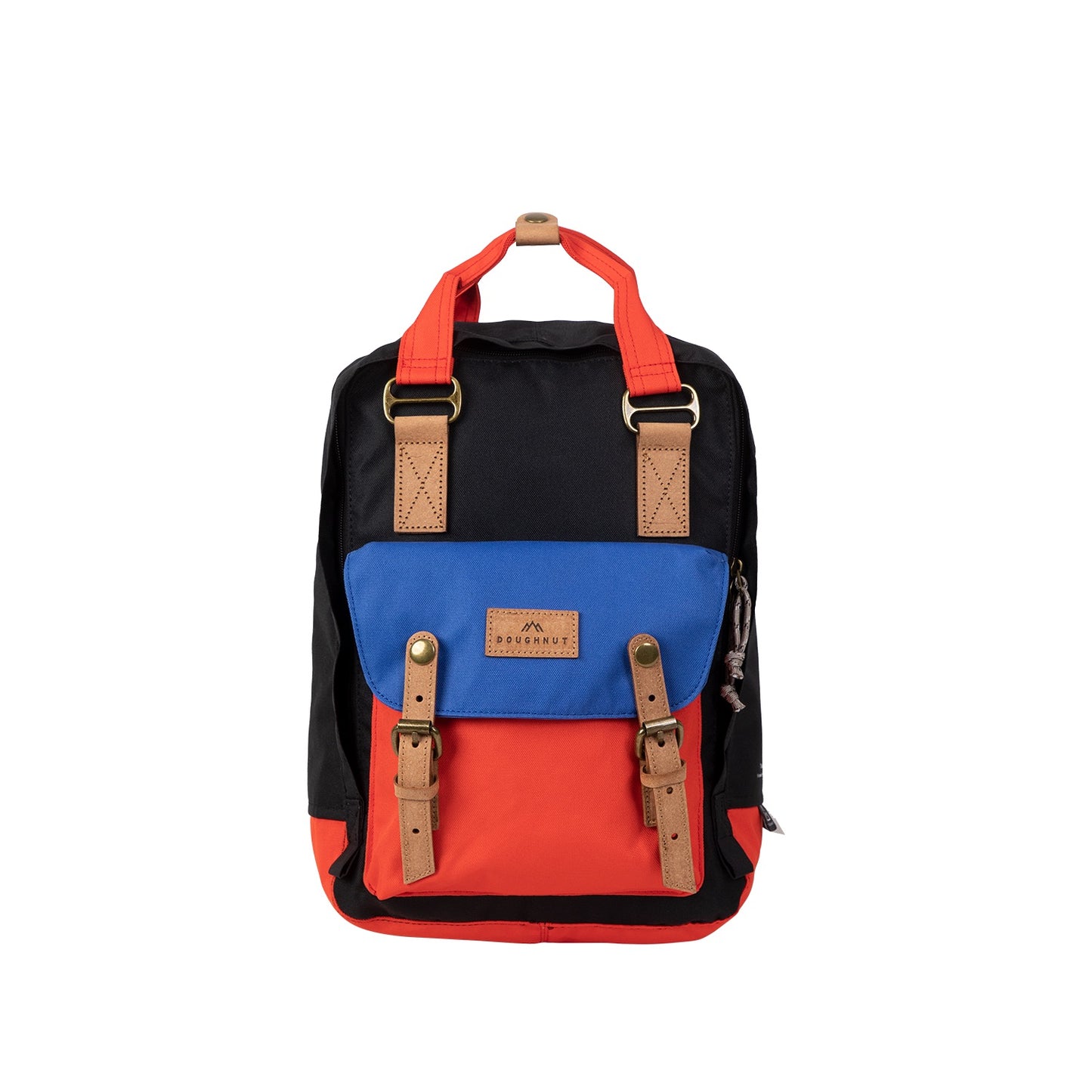 Doughnut Macaroon Reborn III Serisi Siyah-Turuncu Unisex Sırt Çantası
