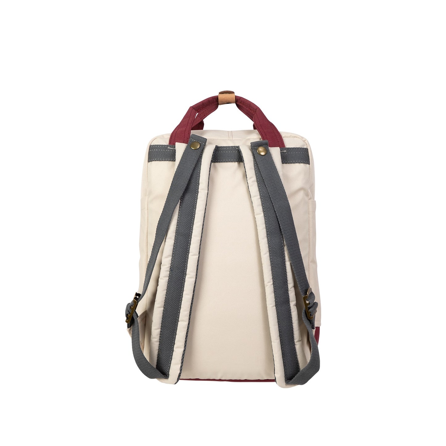 Doughnut Macaroon Reborn III Serisi Krem X Bordo Unisex Sırt Çantası