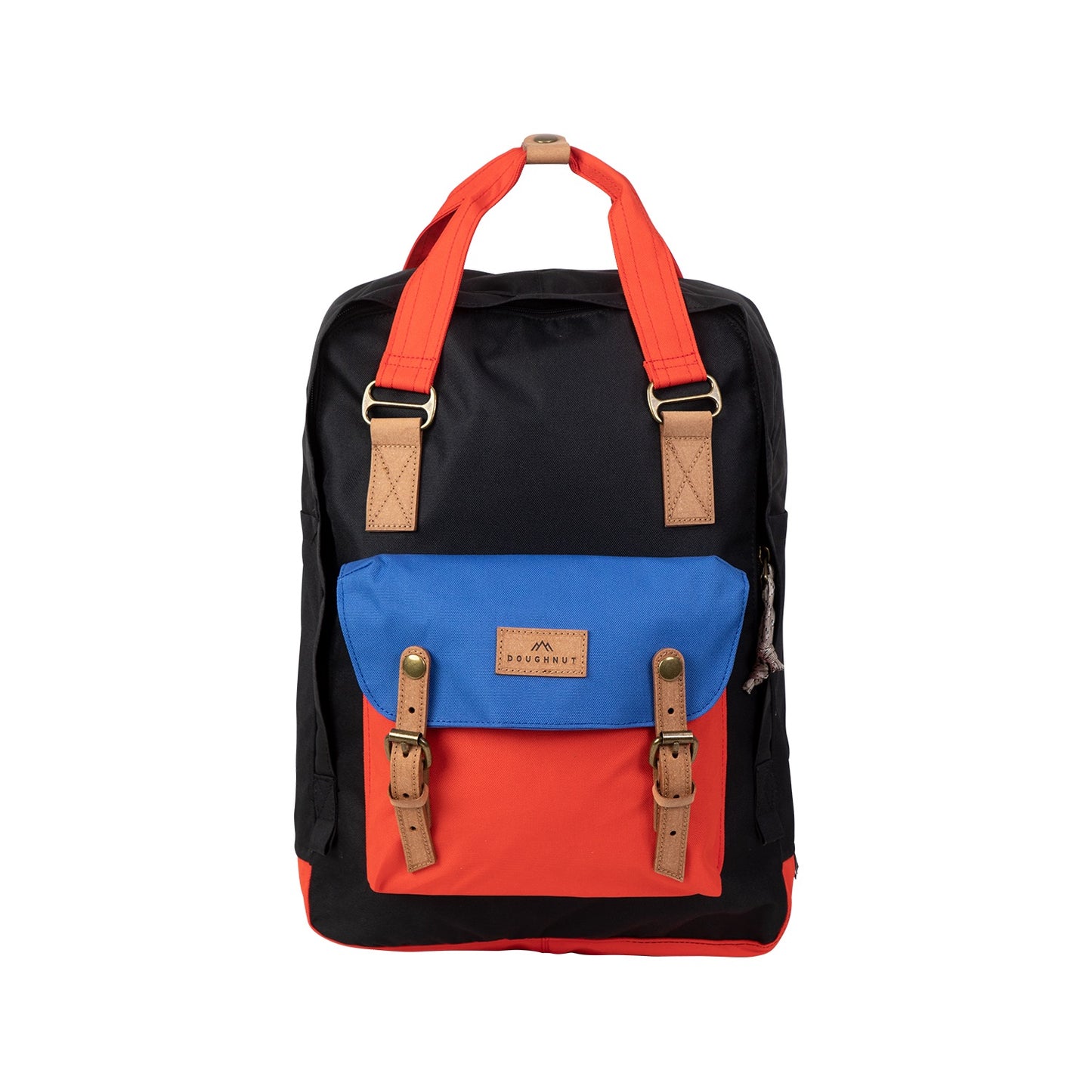 Doughnut Macaroon Large Reborn III Serisi Siyah X Turuncu Unisex Sırt Çantası