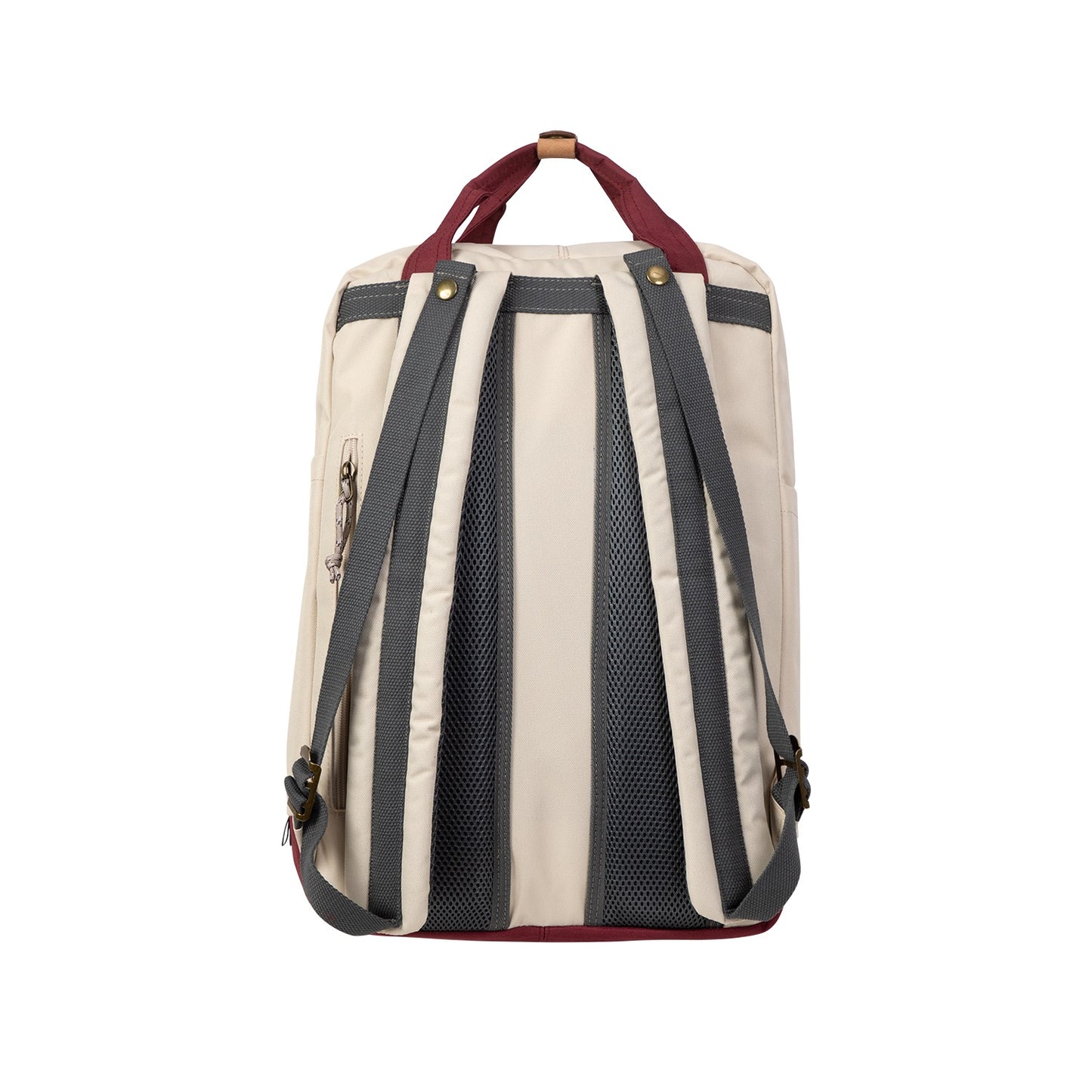 Doughnut Macaroon Large Reborn III Serisi Krem X Bordo Unisex Sırt Çantası