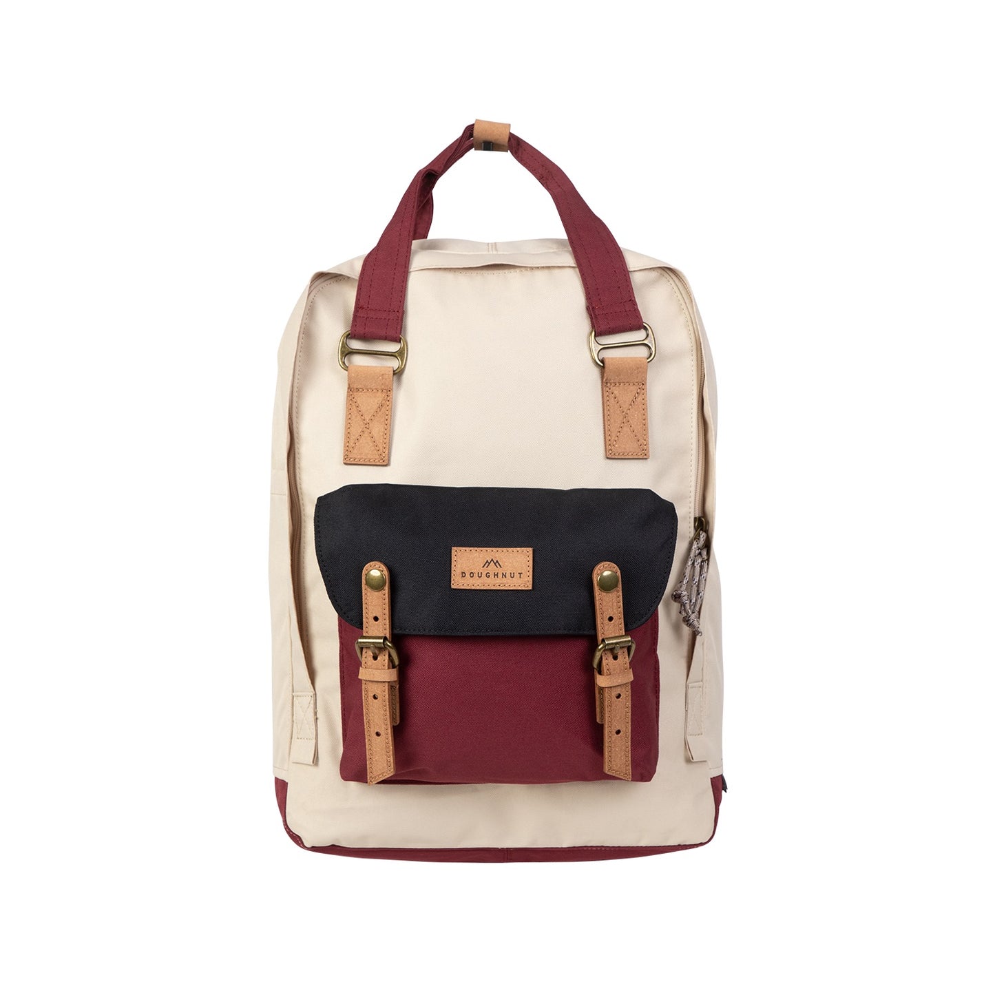 Doughnut Macaroon Large Reborn III Serisi Krem X Bordo Unisex Sırt Çantası