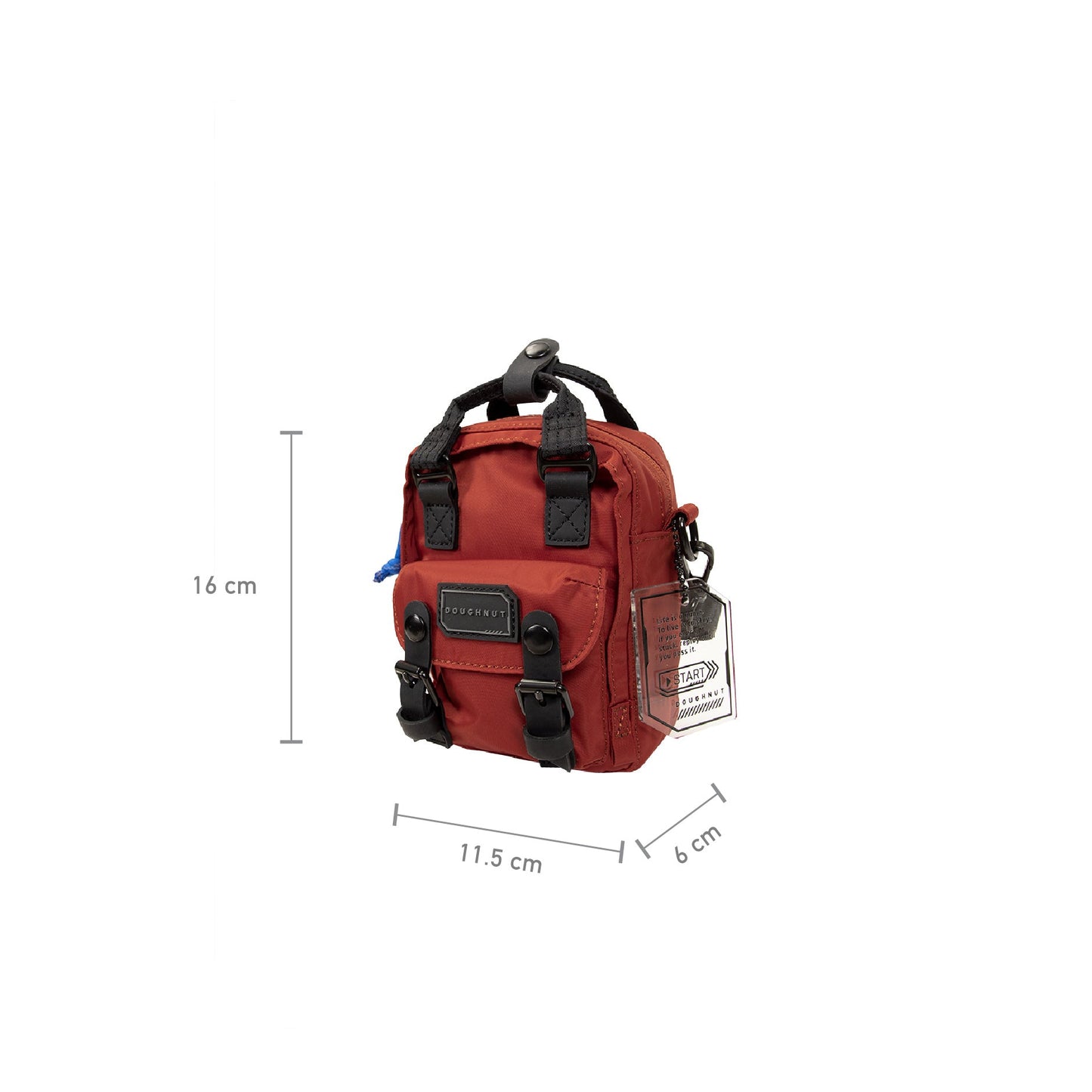 Doughnut Macaroon Tiny Gamescape Serisi Blood Orange Unisex Omuz Çantası