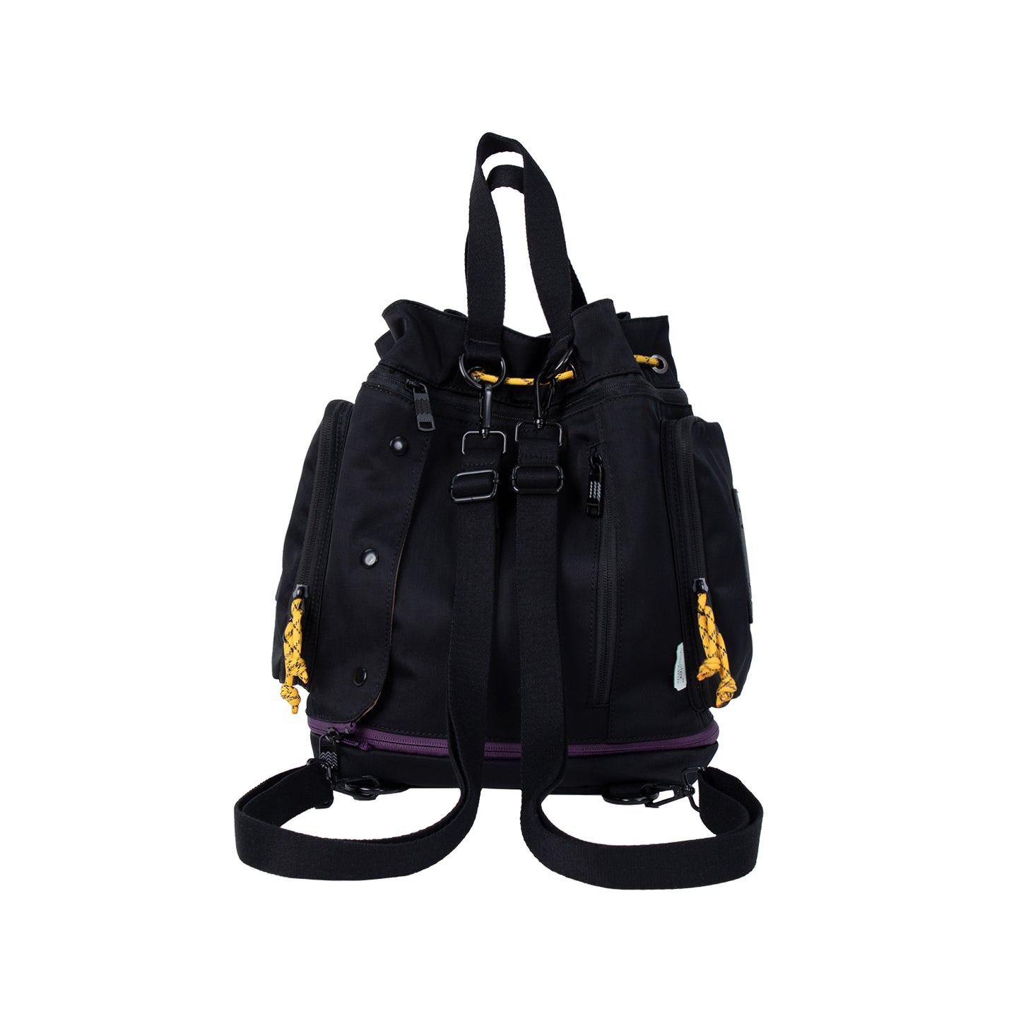 Doughnut Pyramid Happy Camper Serisi Siyah Unisex Omuz Çantası