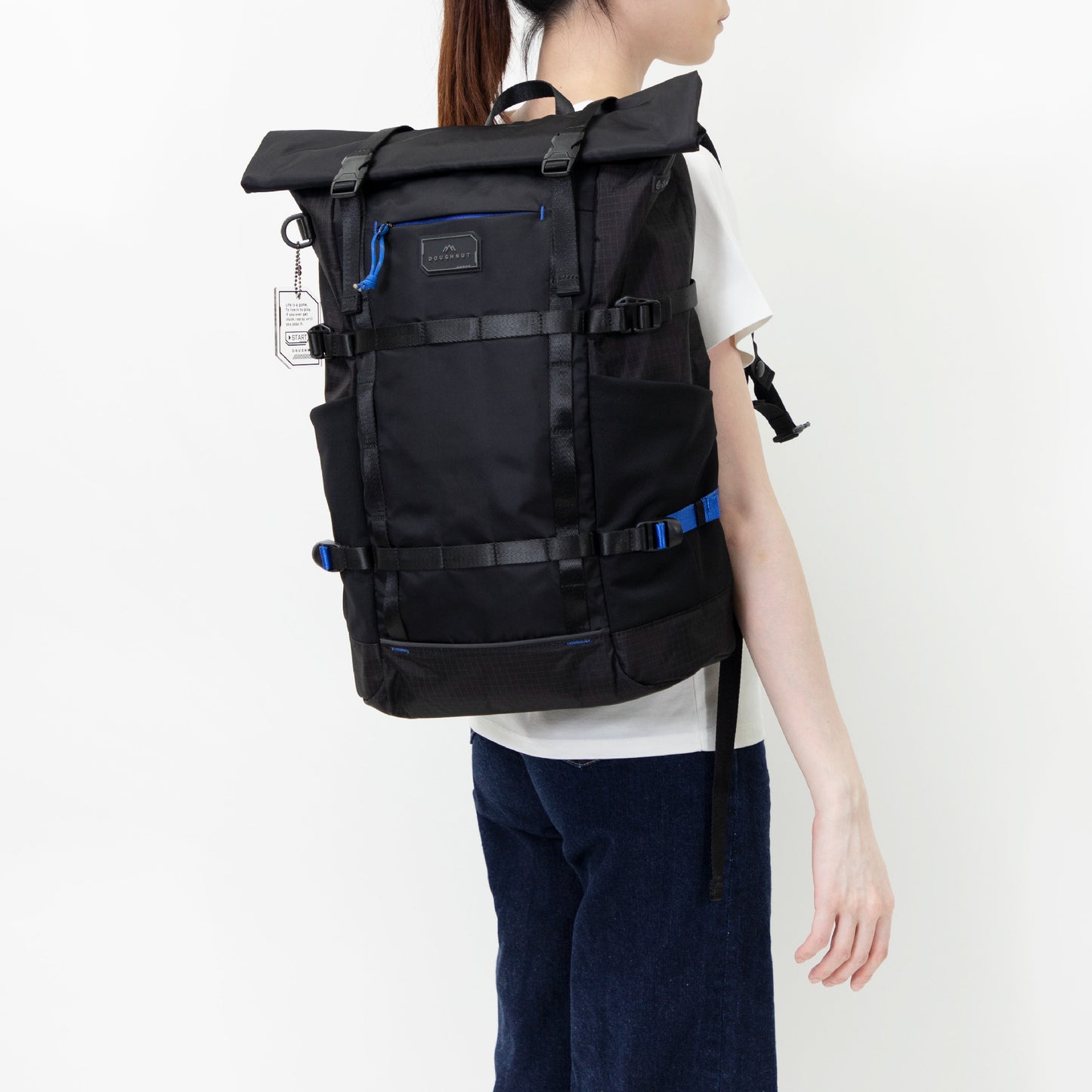Doughnut Paratrooper Siyah Unisex Sırt Çantası