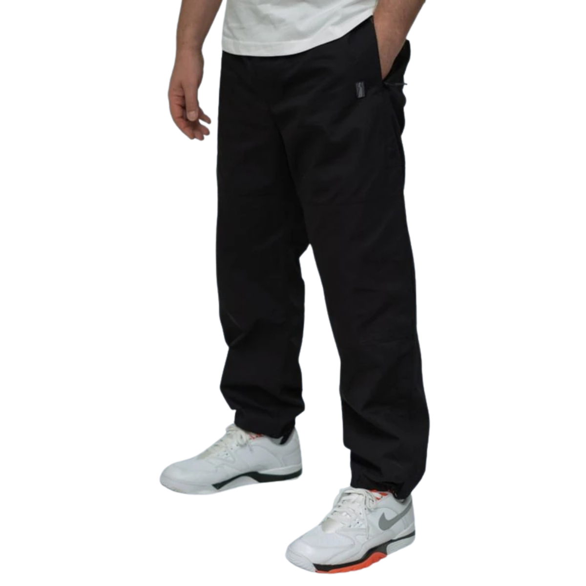 Between Sides Double Knee Pant Black