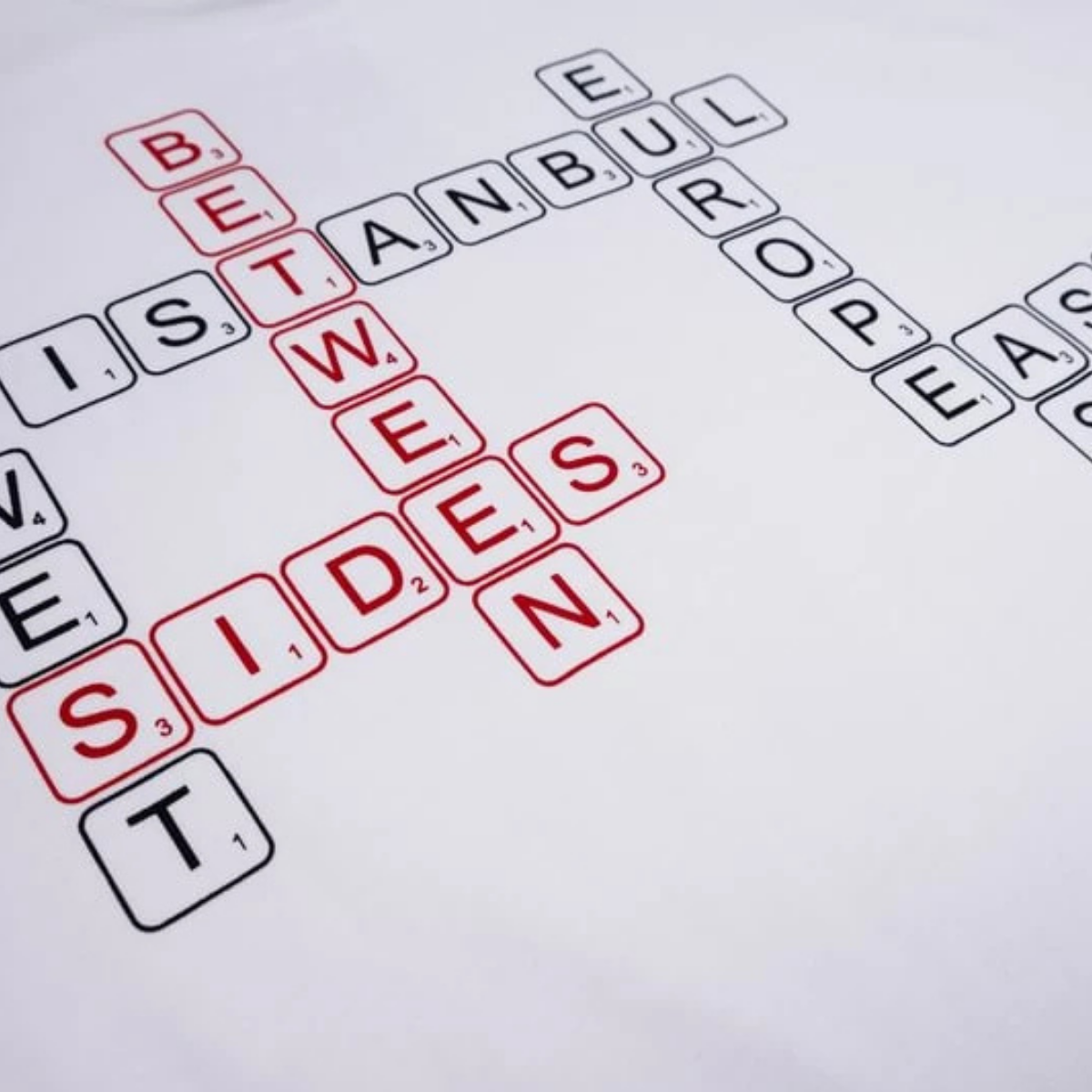 Between Sides GT-Words T-Shirt Beyaz