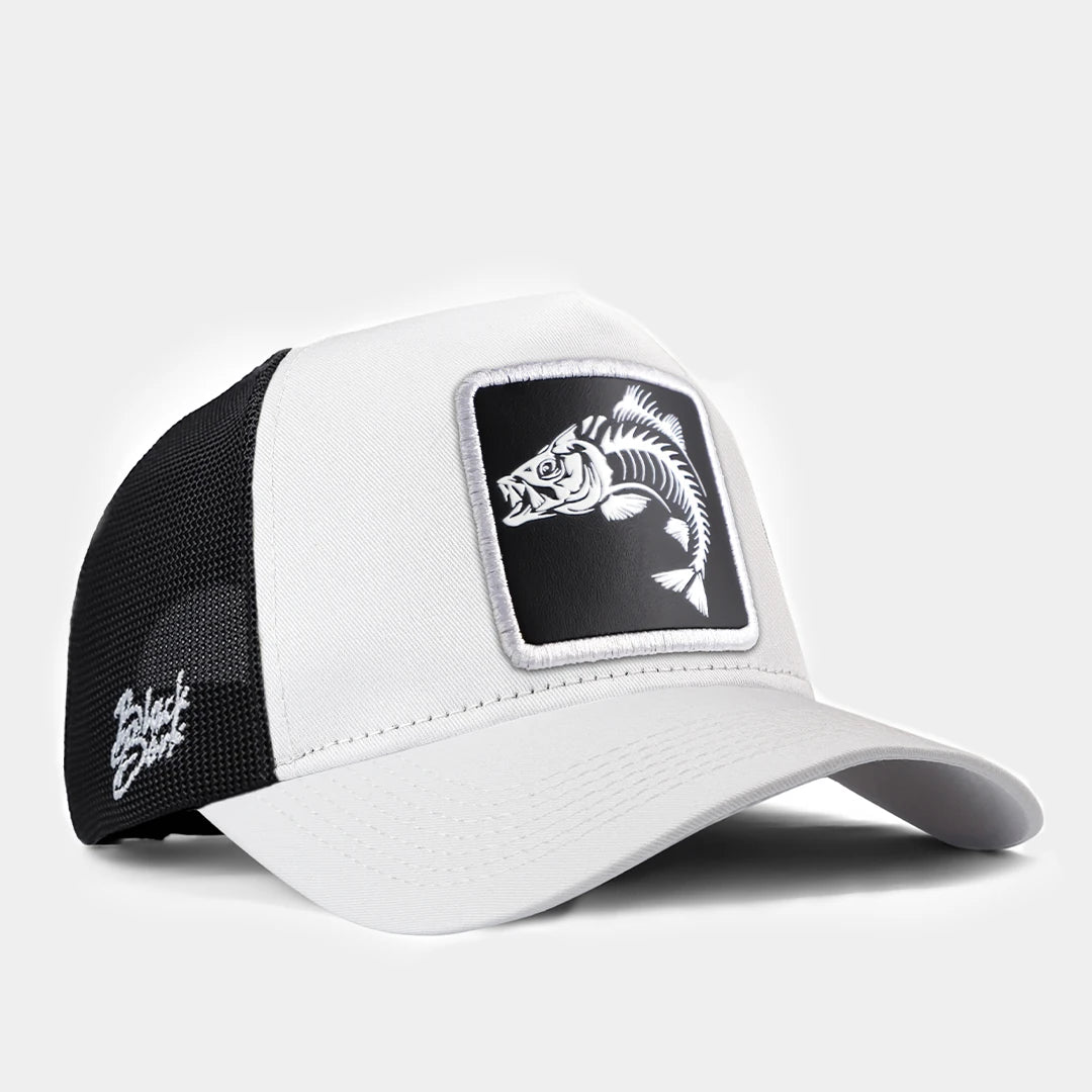 BlackBörk Beyaz-Siyah Trucker Şapka