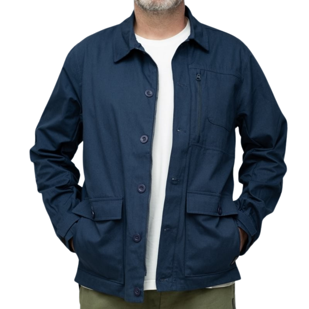 Between Sides Overshirt Navy