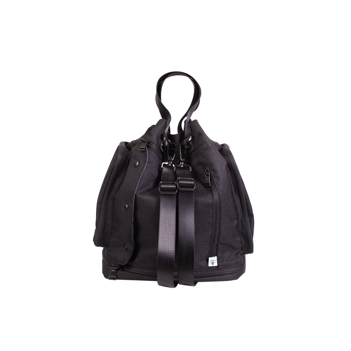 Doughnut Pyramid Nomad Serisi Siyah Unisex Omuz Çantası