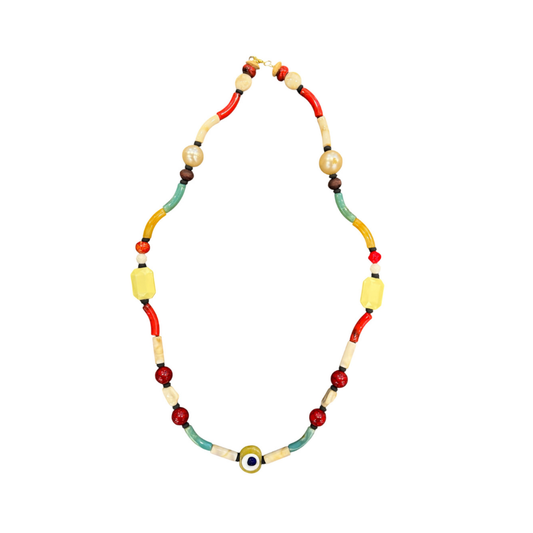Sewgi.Art Hand Made Nazar Boncuklu Uzun Kolye 0002