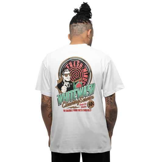 Polypop Whitewash Regular Fit Beyaz T-Shirt