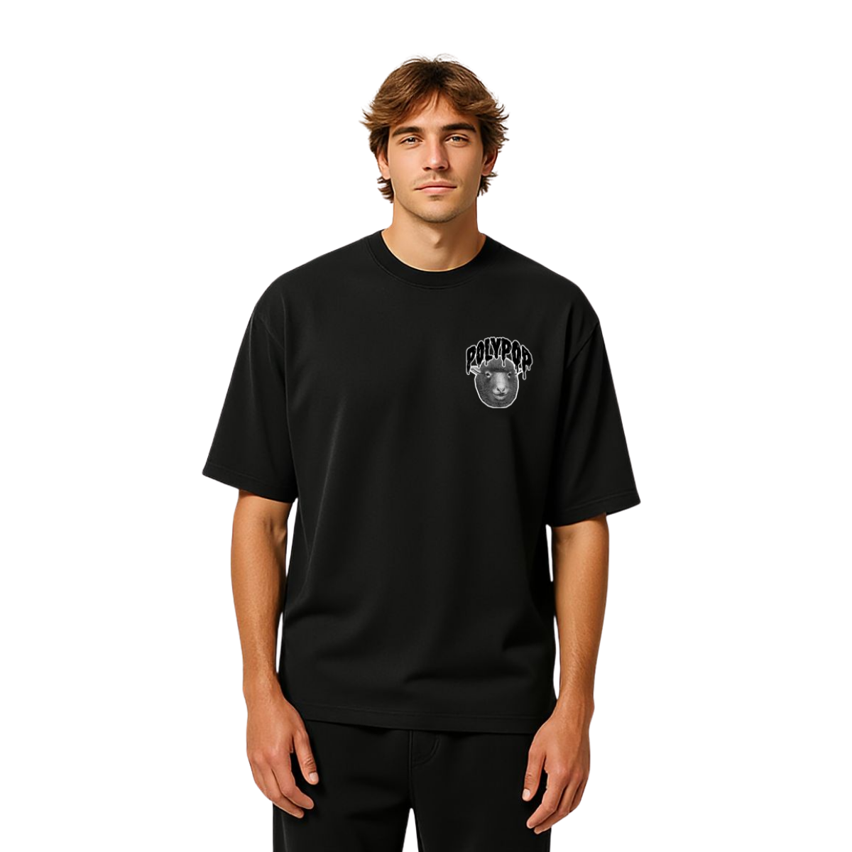 Polypop Dolly Siyah Unisex T-Shirt
