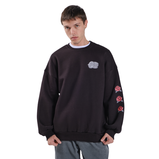 Polypop Jackpot Siyah Unisex Sweatshirt