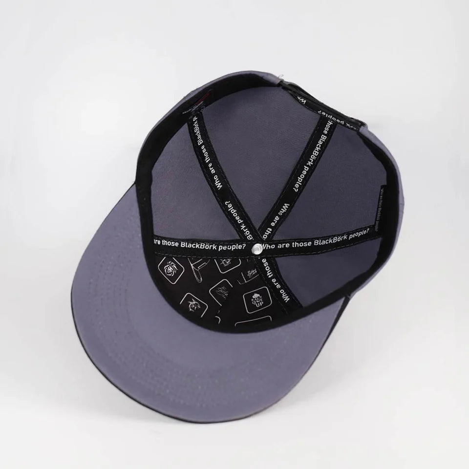 BlackBörk Siyah Siper Gri Şapka