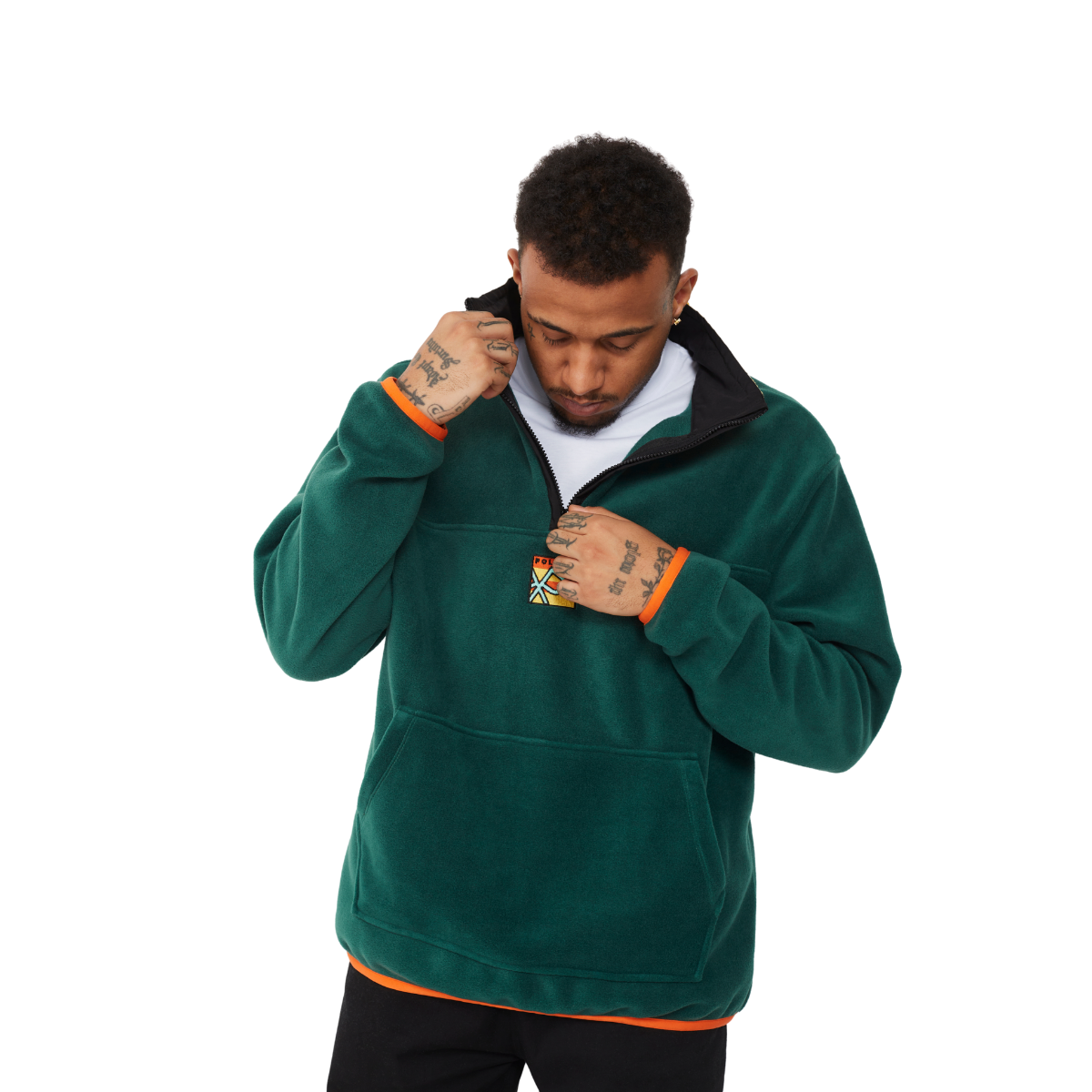 Polypop Yeşil/Sarı Unisex Polar