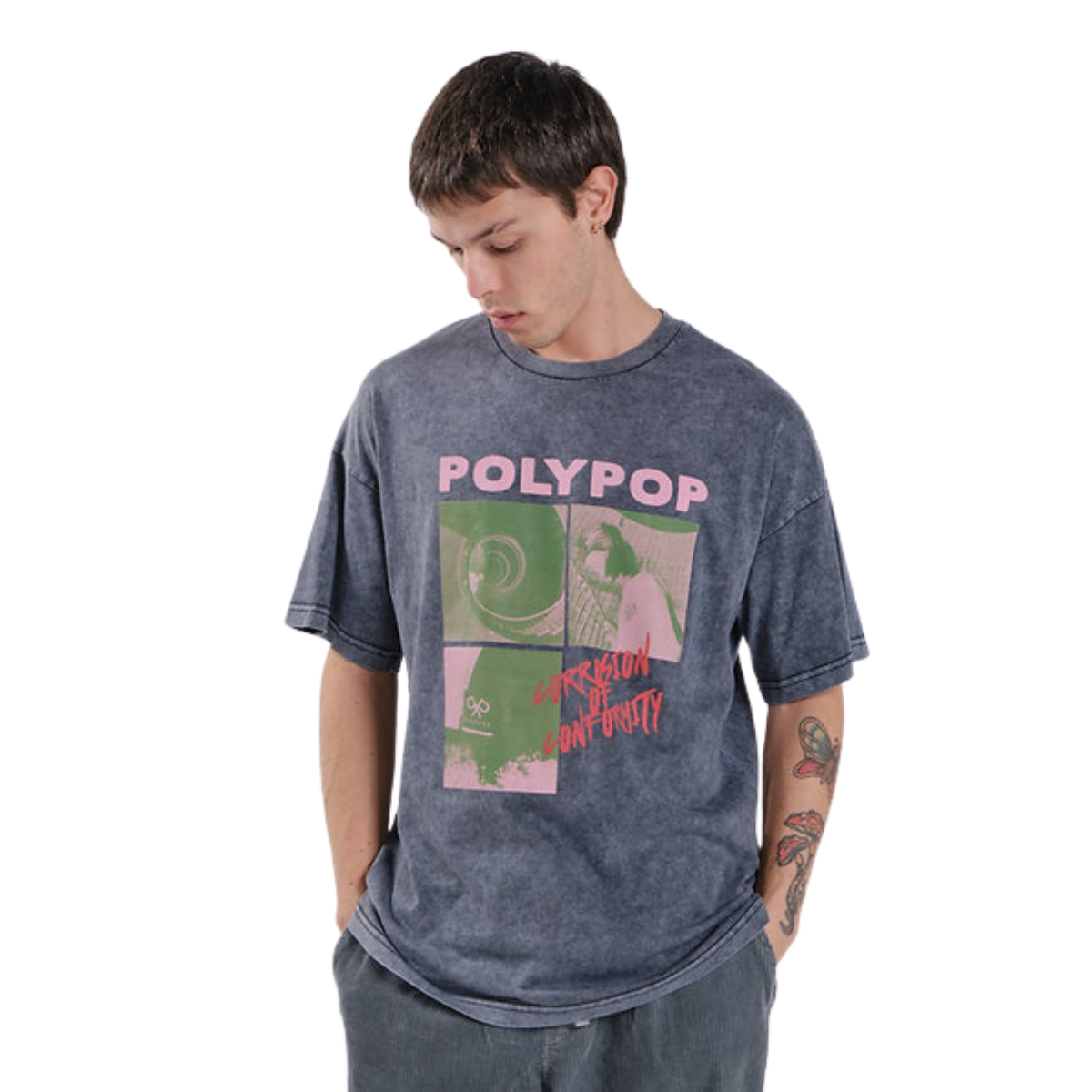 Polypop "C.O.C." Oversize Boxy Fit T-Shirt