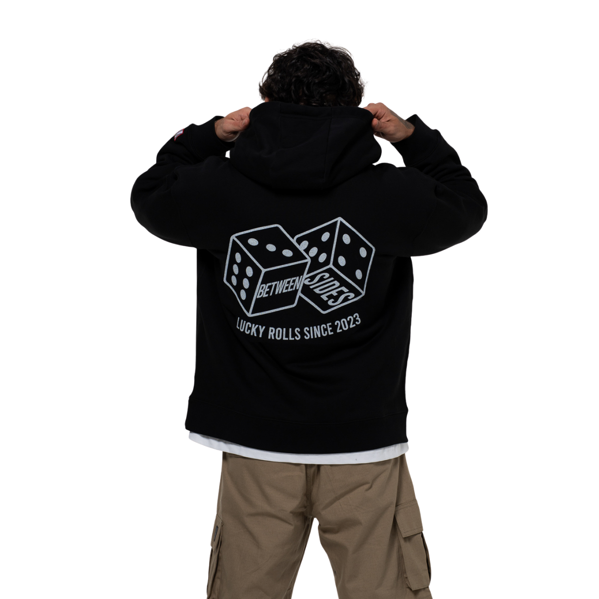 Between Sides GH-Dices Hoodie Siyah