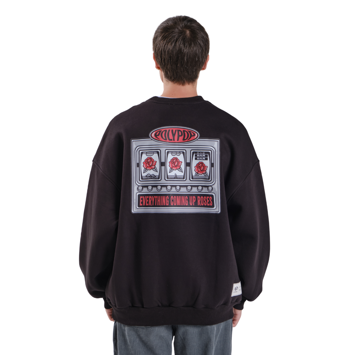 Polypop Jackpot Siyah Unisex Sweatshirt