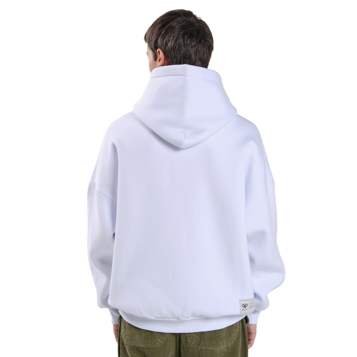 Polypop Beyaz Polypop Unisex Hoodie