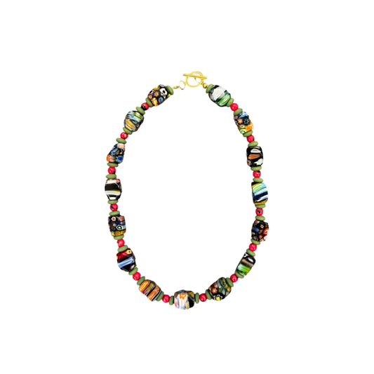 Sewgi.Art Hand Made Orta Murano Cam Kolye 0002
