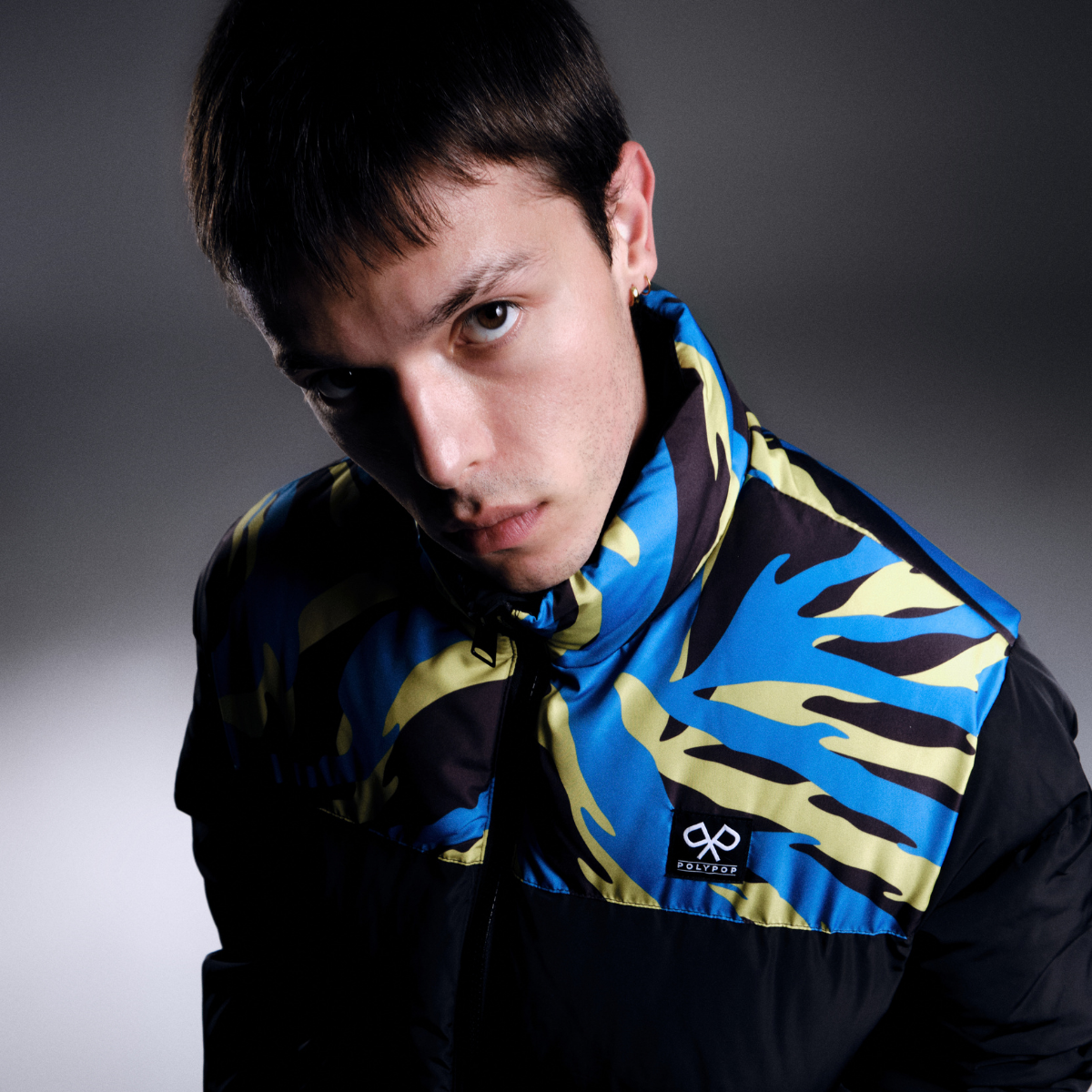 Polypop Tigra Puffer Mont Siyah Unisex