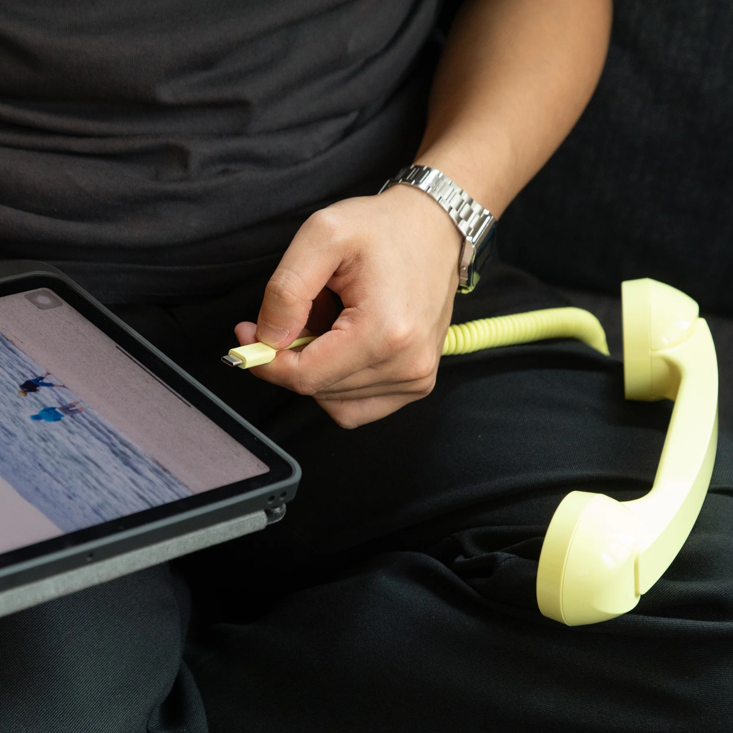 Native Union POP Phone Sarı I Retro Ahizeli