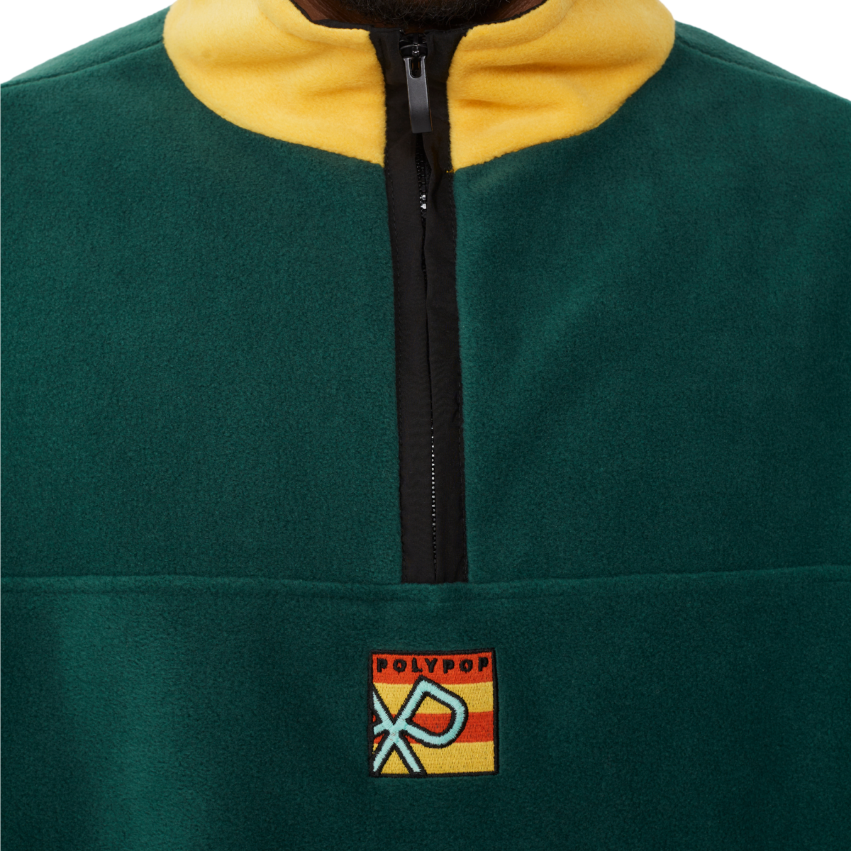 Polypop Yeşil/Sarı Unisex Polar