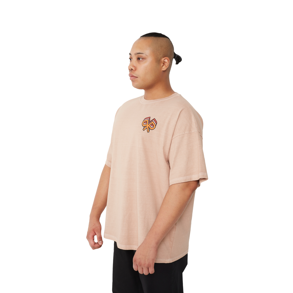 Polypop "Home" Pale Brown Boxy Fit T-Shirt