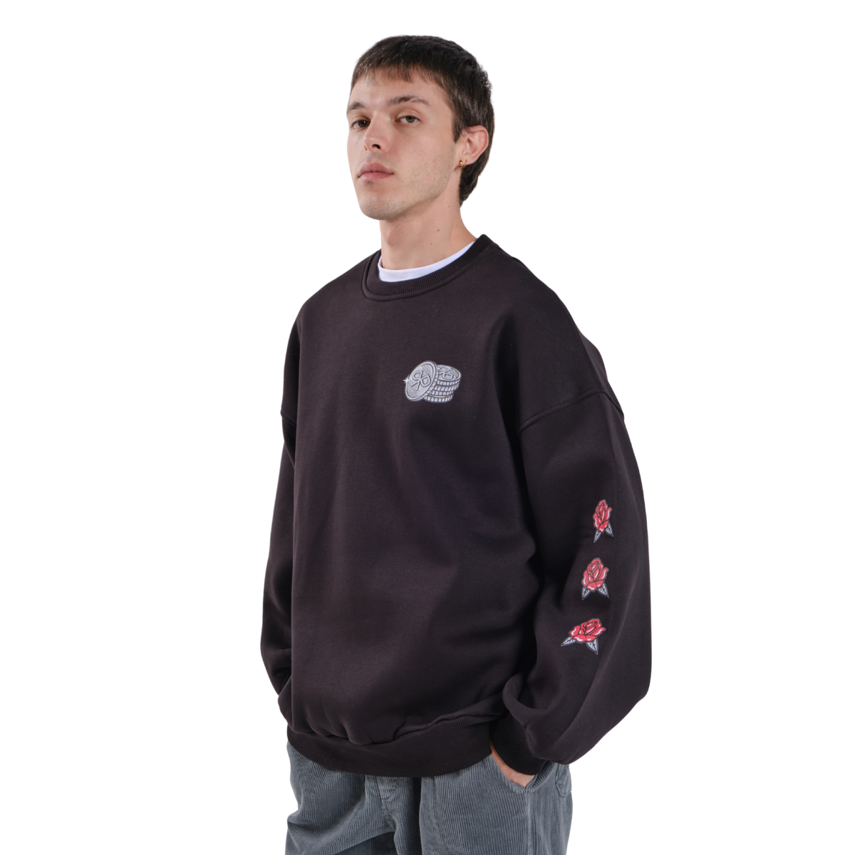 Polypop Jackpot Siyah Unisex Sweatshirt