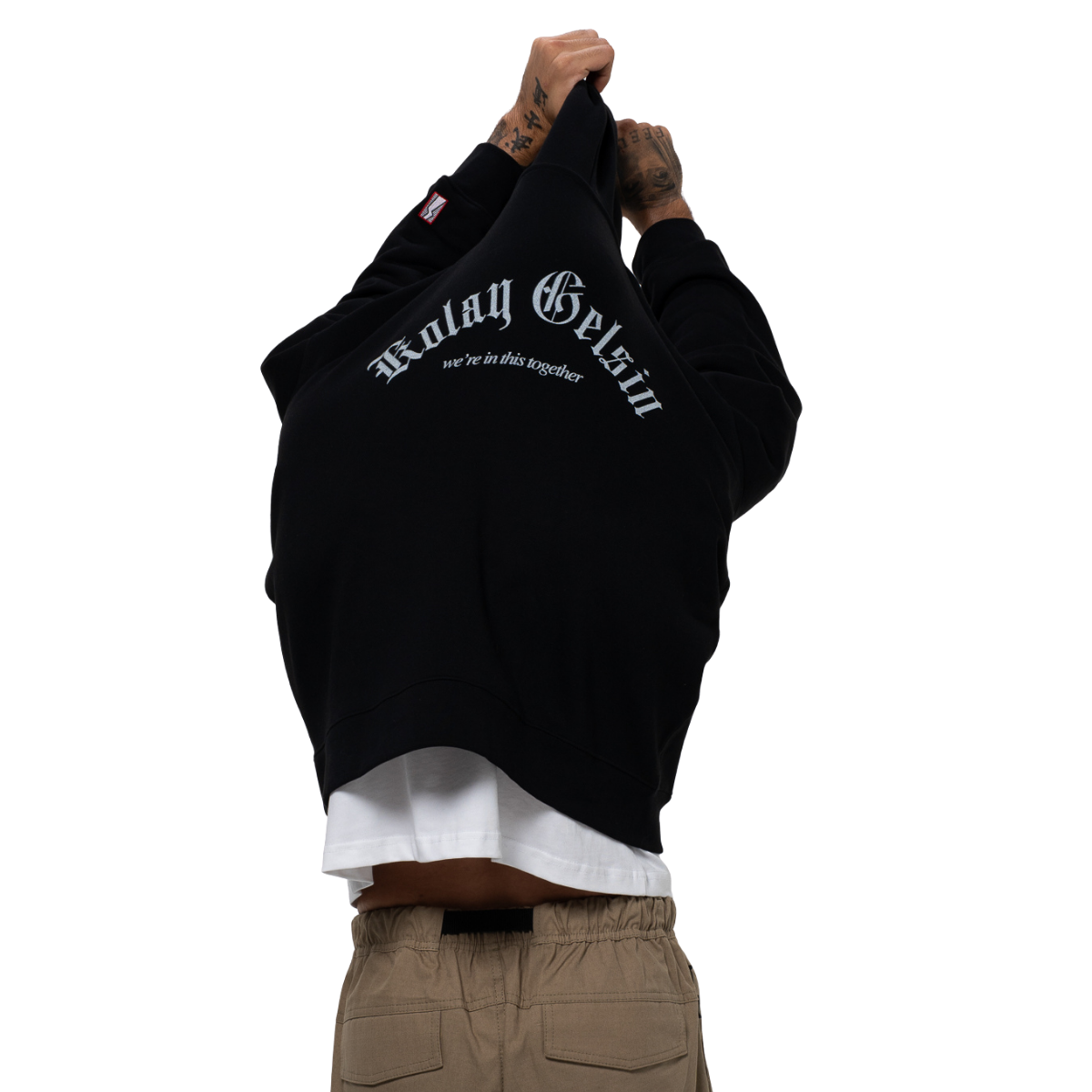 Between Sides GH-Kolay Hoodie Siyah