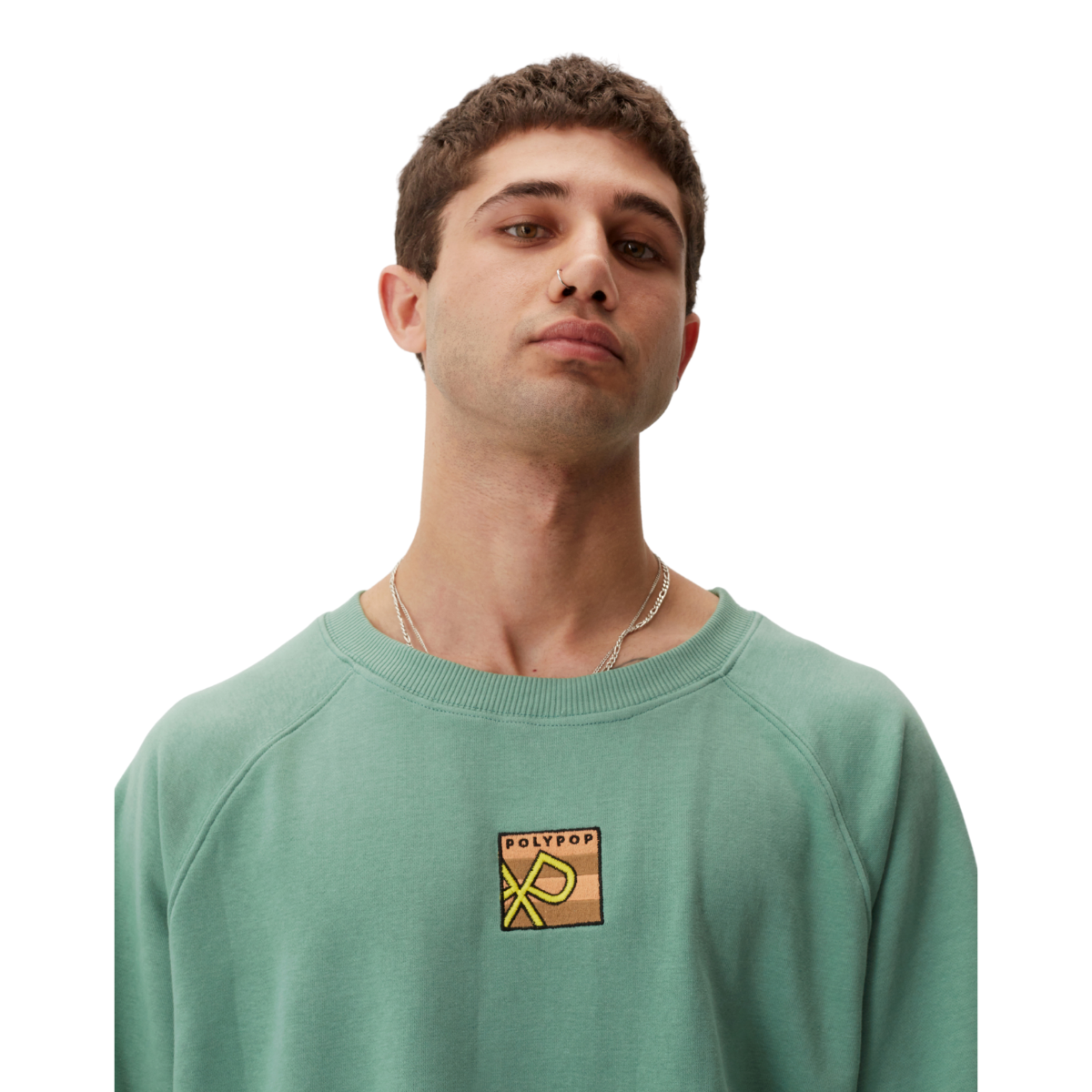 Polypop Yeşil Oversize Heavy Unisex T-Shirt