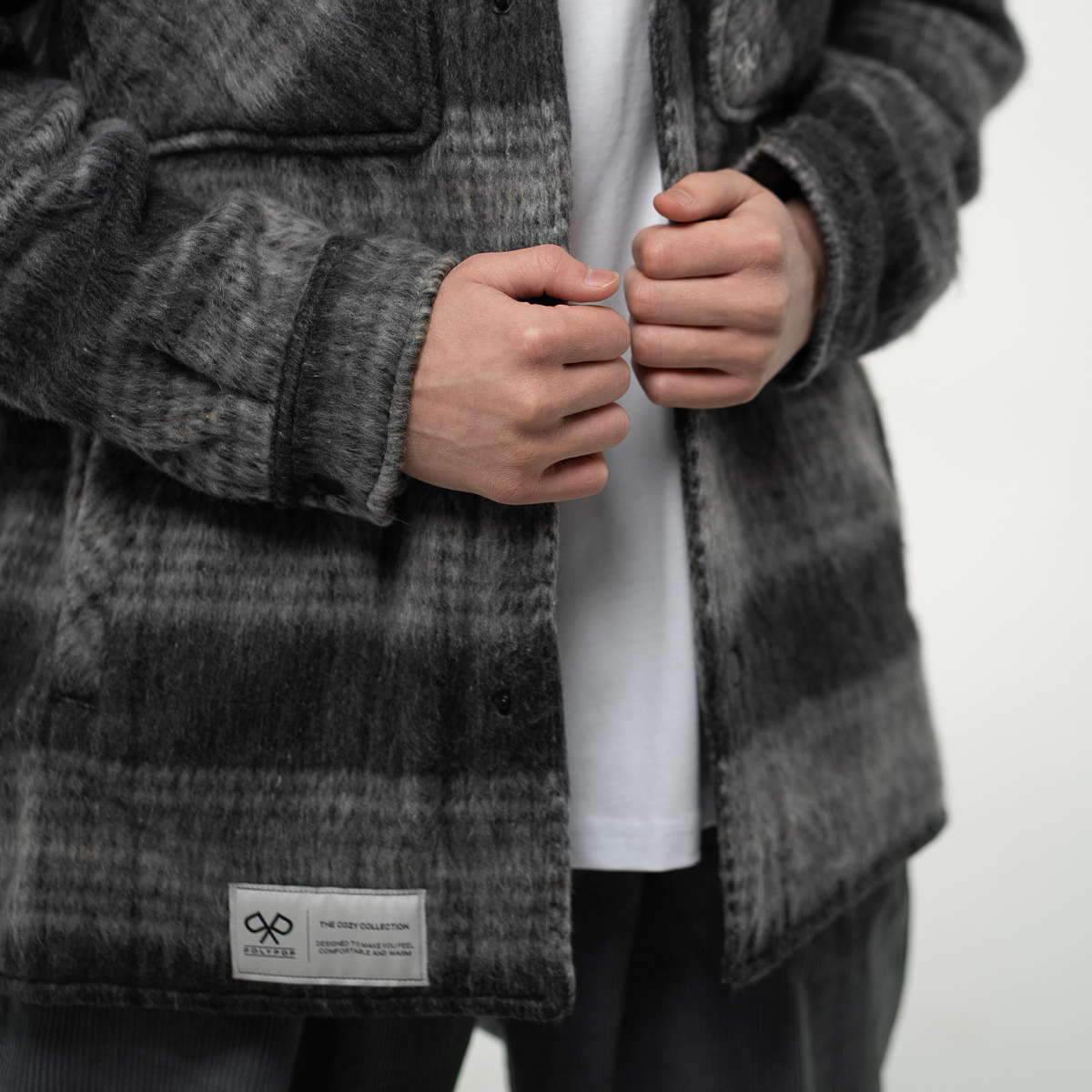 Polypop Concrete Ceket Gri Unisex
