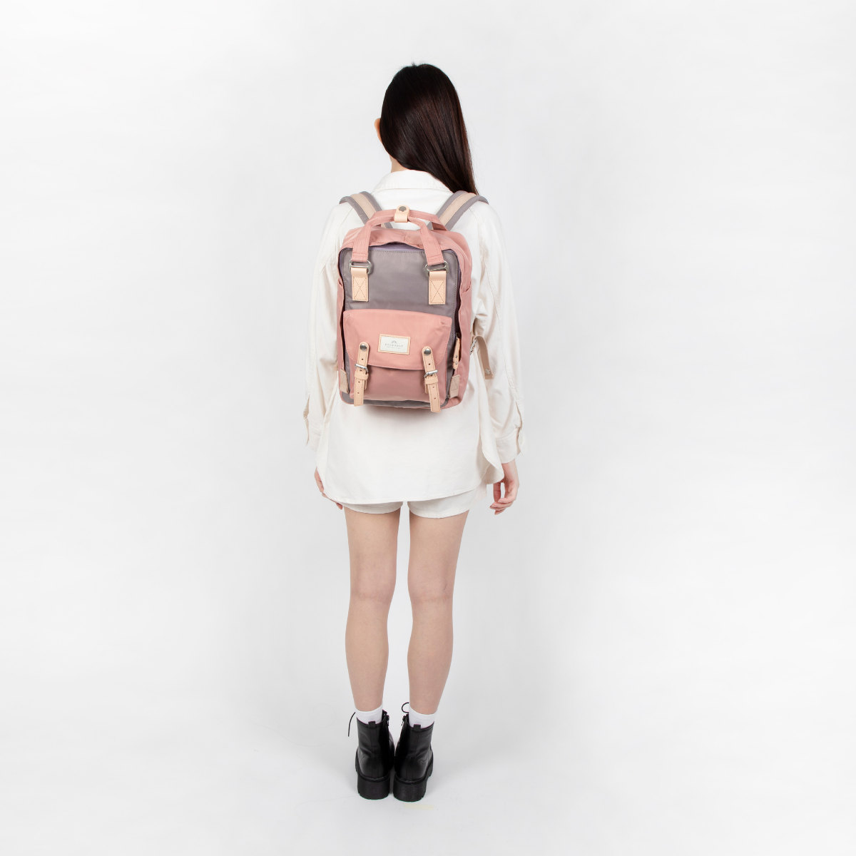 Doughnut Macaroon Classic Lavanta X Gül Unisex Sırt Çantası