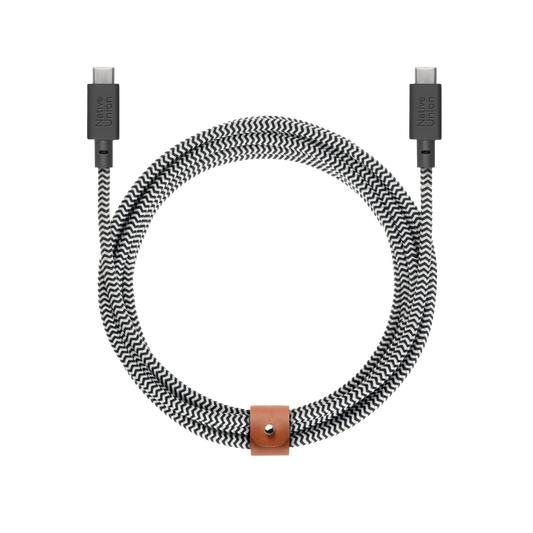 Native Union BELT CABLE XL C TO C ZEBRA 3M Şarj Kablosu