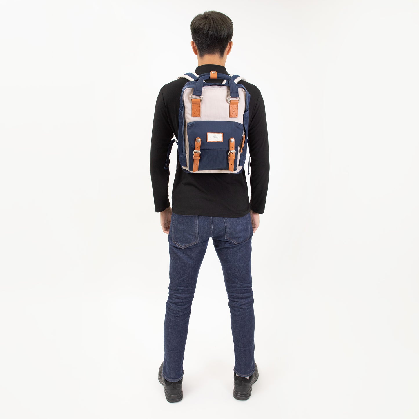 Doughnut Macaroon Ivory X Navy Unisex Sırt Çantası