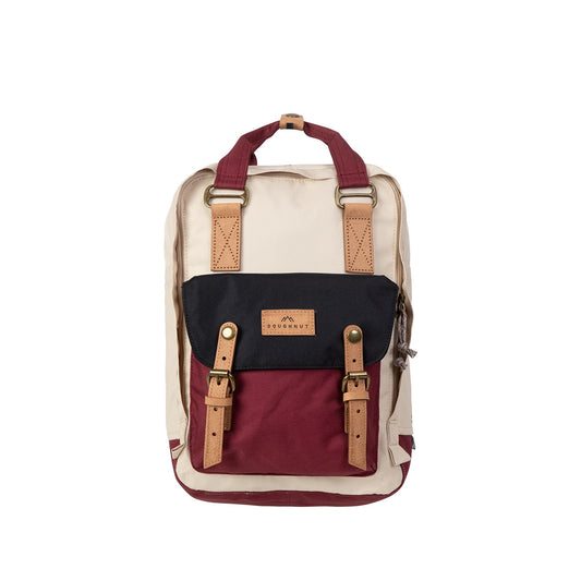 Doughnut Macaroon Reborn III Serisi Krem X Bordo Unisex Sırt Çantası