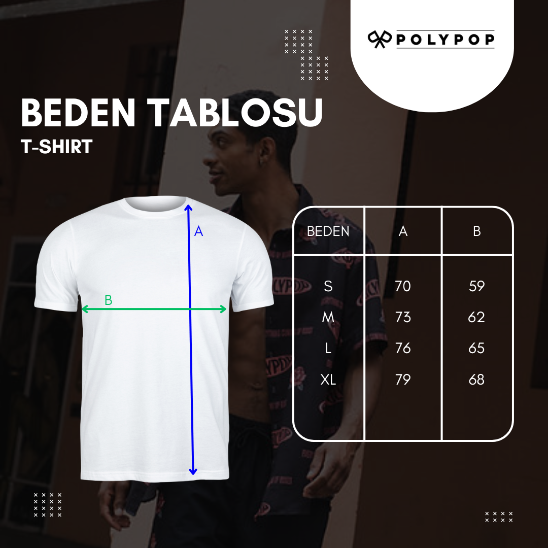 Polypop Portal to Paradise Siyah Unisex T-Shirt