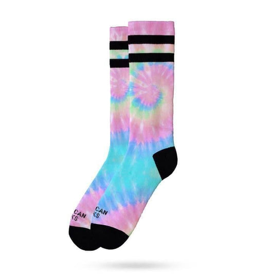 American Socks Tie Dye Pastel Mid High Unisex Çorap