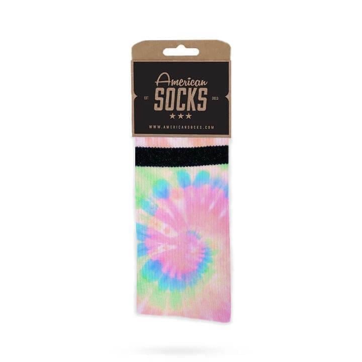 American Socks Tie Dye Pastel Mid High Unisex Çorap