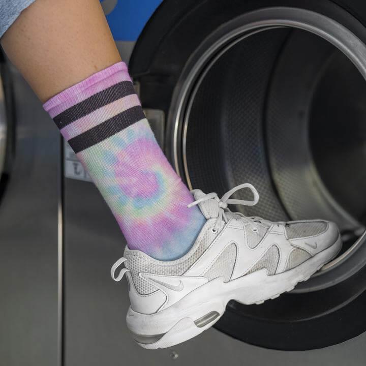 American Socks Tie Dye Pastel Mid High Unisex Çorap