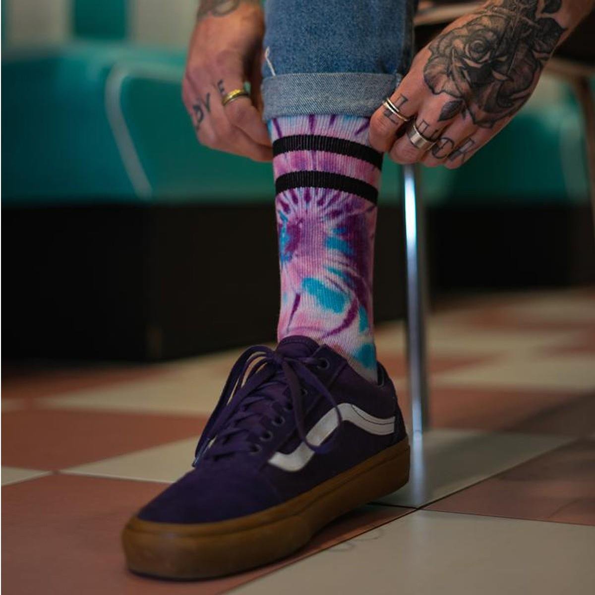 American Socks Tie Dye Trippin Mid High Unisex Çorap