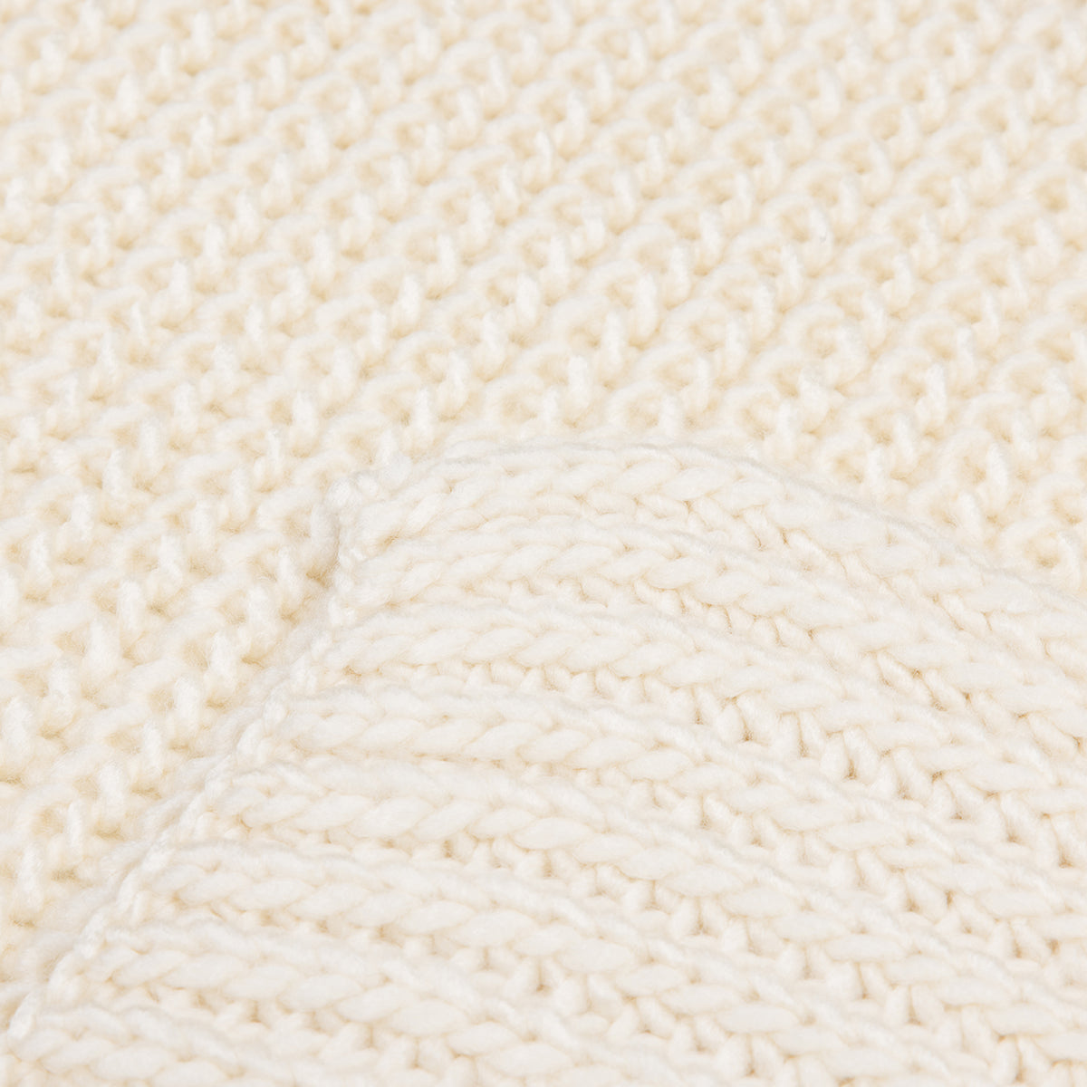 e-fash W1 Yünlü Atkı Krem