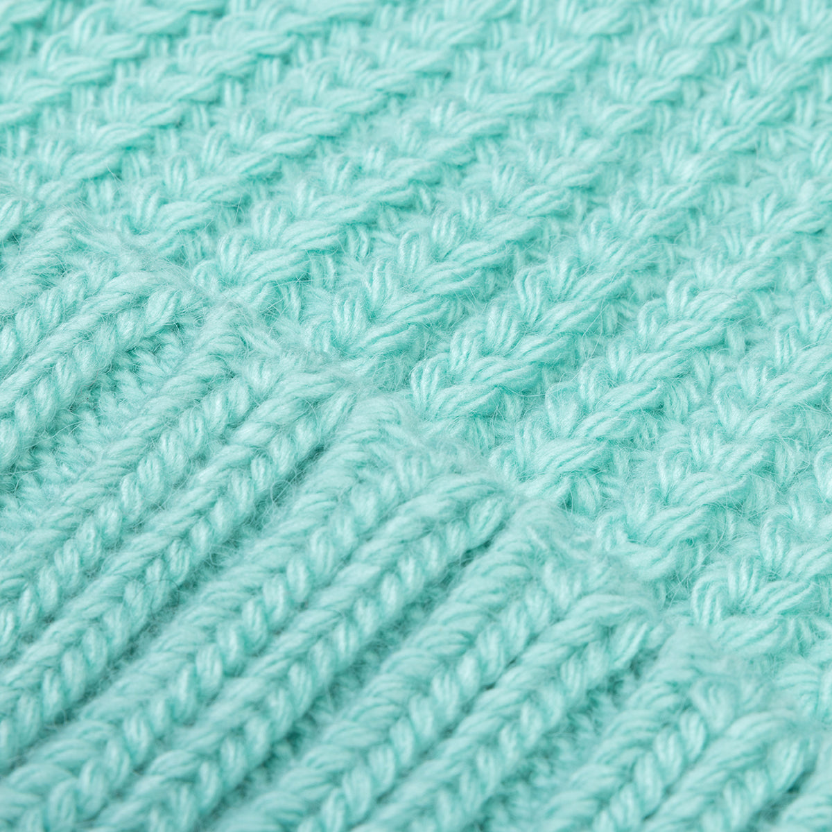 e-fash W1 Yünlü Bere Bebek Mavi