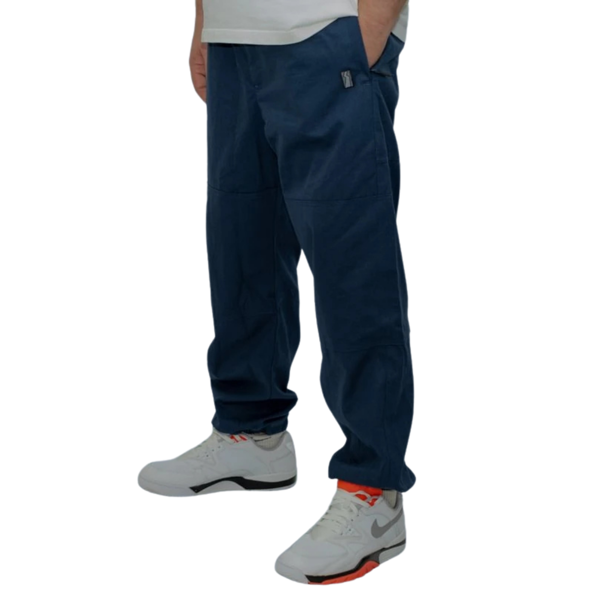 Between Sides Double Knee Pant Navy