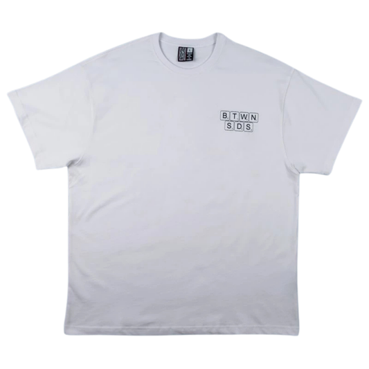 Between Sides GT-Words T-Shirt Beyaz