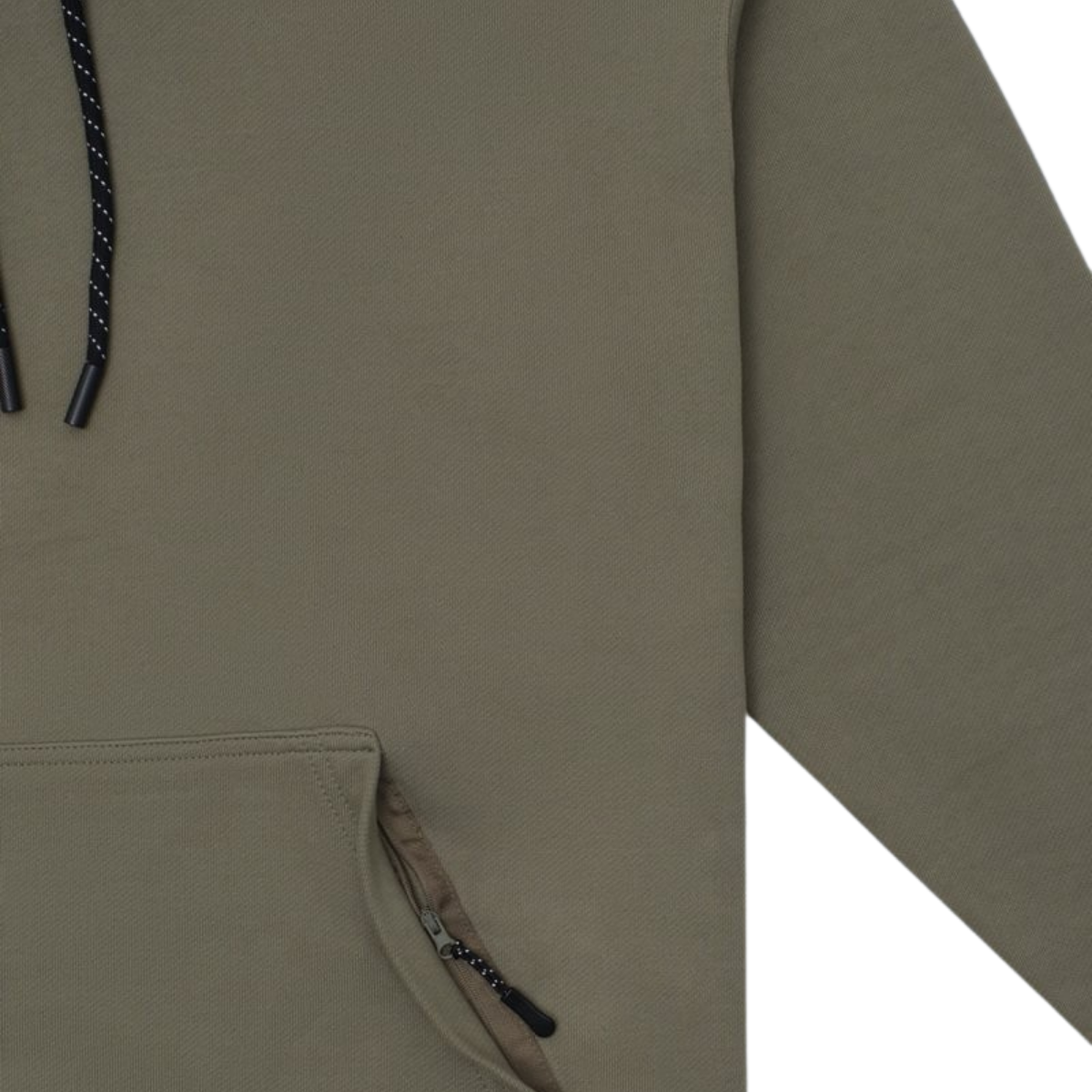 Between Siden Hoodie Khaki