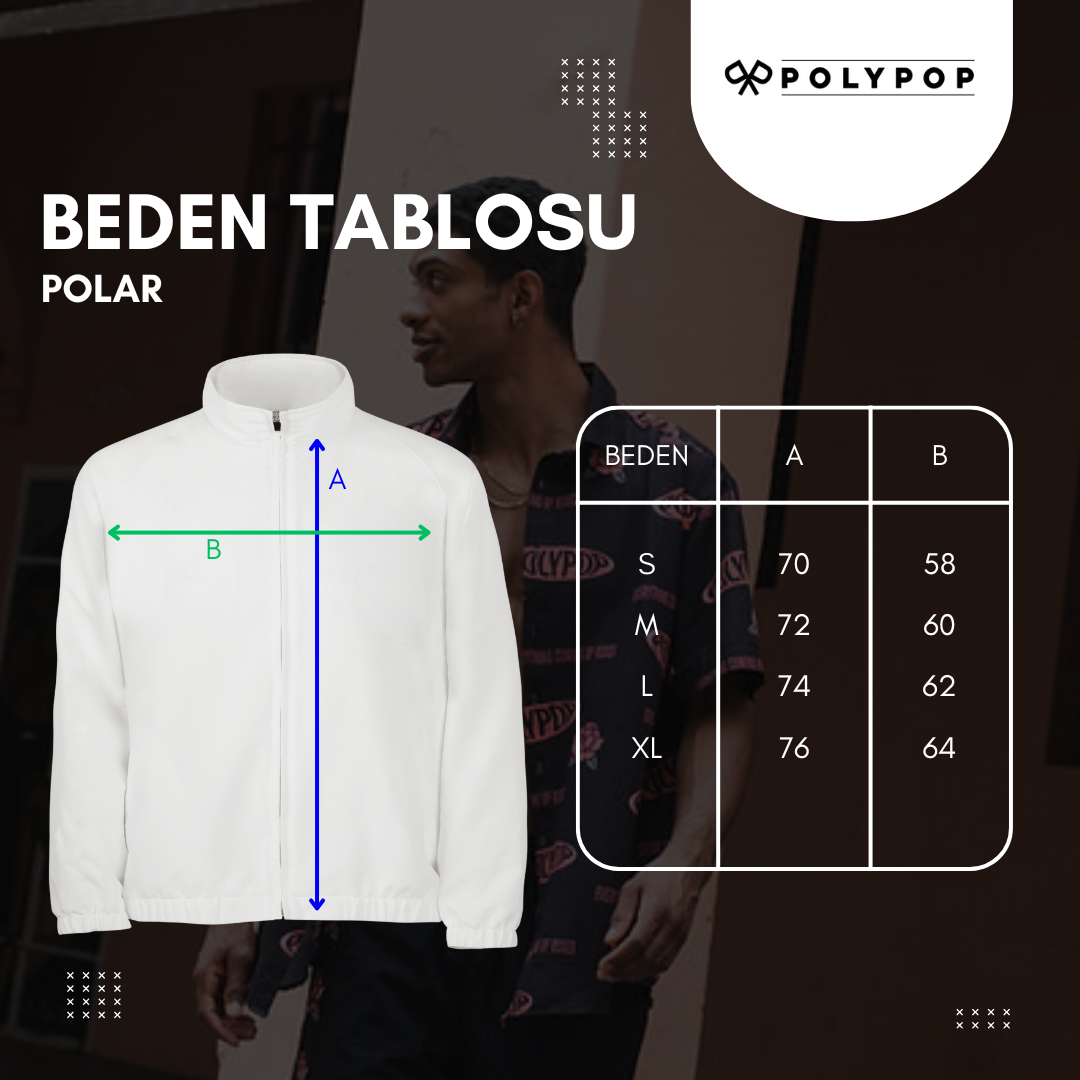 Polypop Sarı/Burgundy/Siyah Unisex Polar